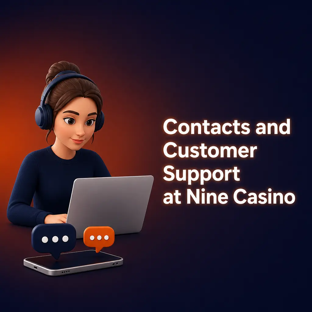 Nine Casino customer support team ready to help