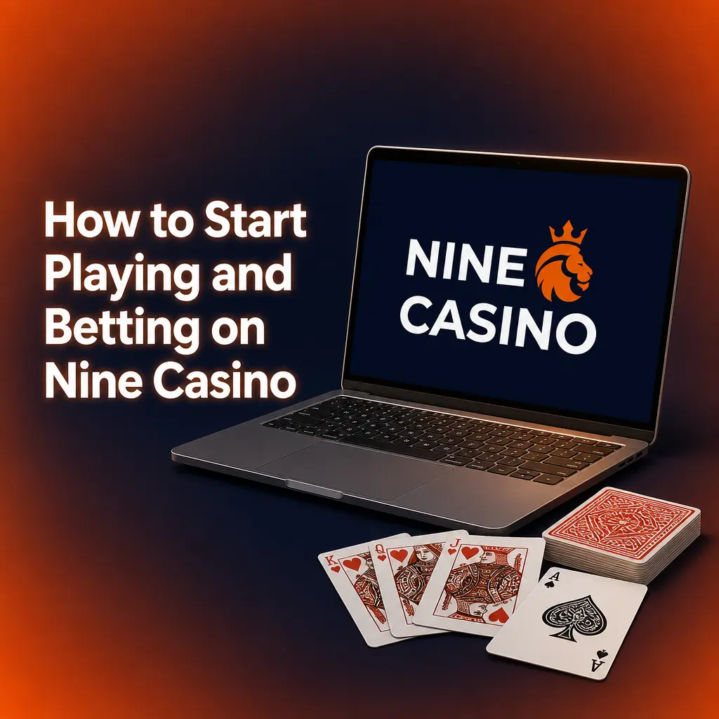 Nine Casino registration screen on desktop and mobile