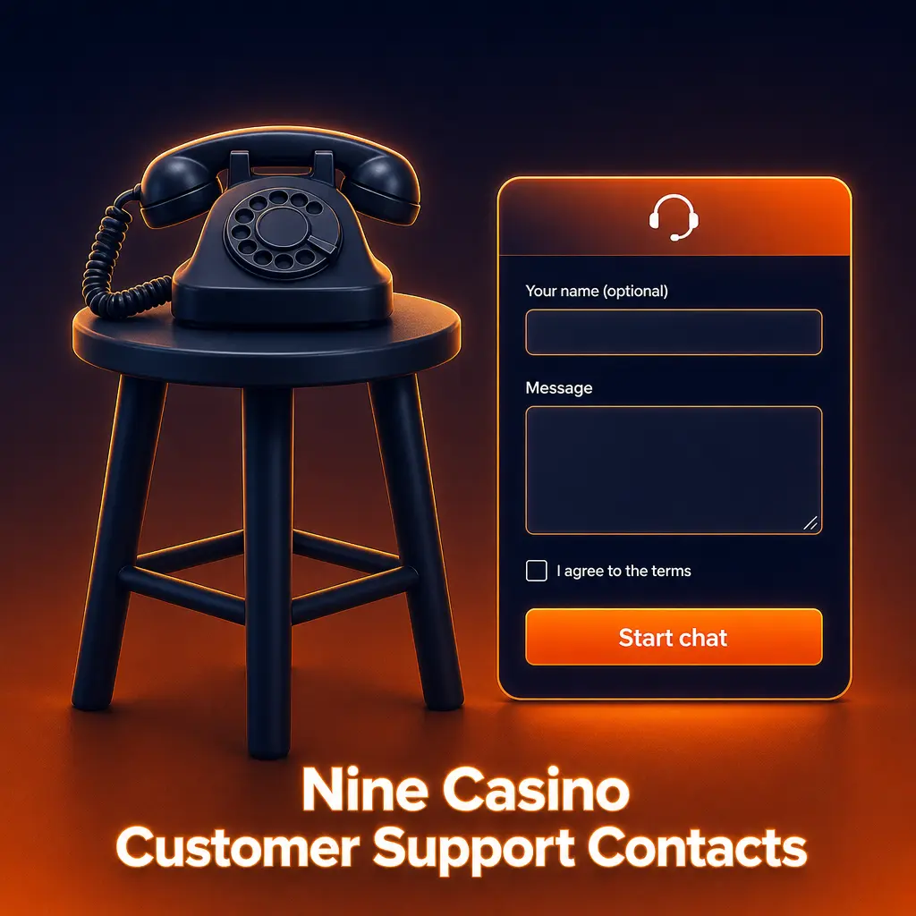 Nine Casino customer support team ready to assist with payment questions