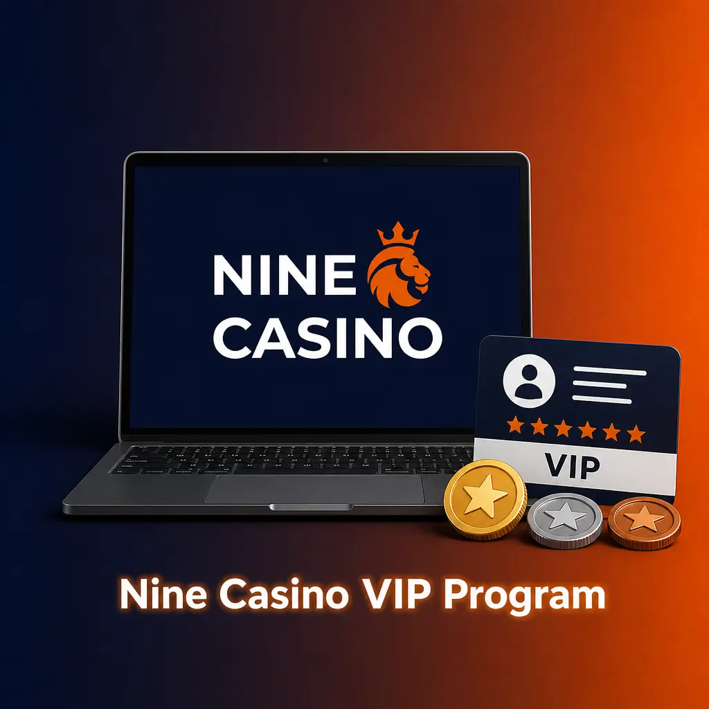 Nine Casino VIP program tier badge
