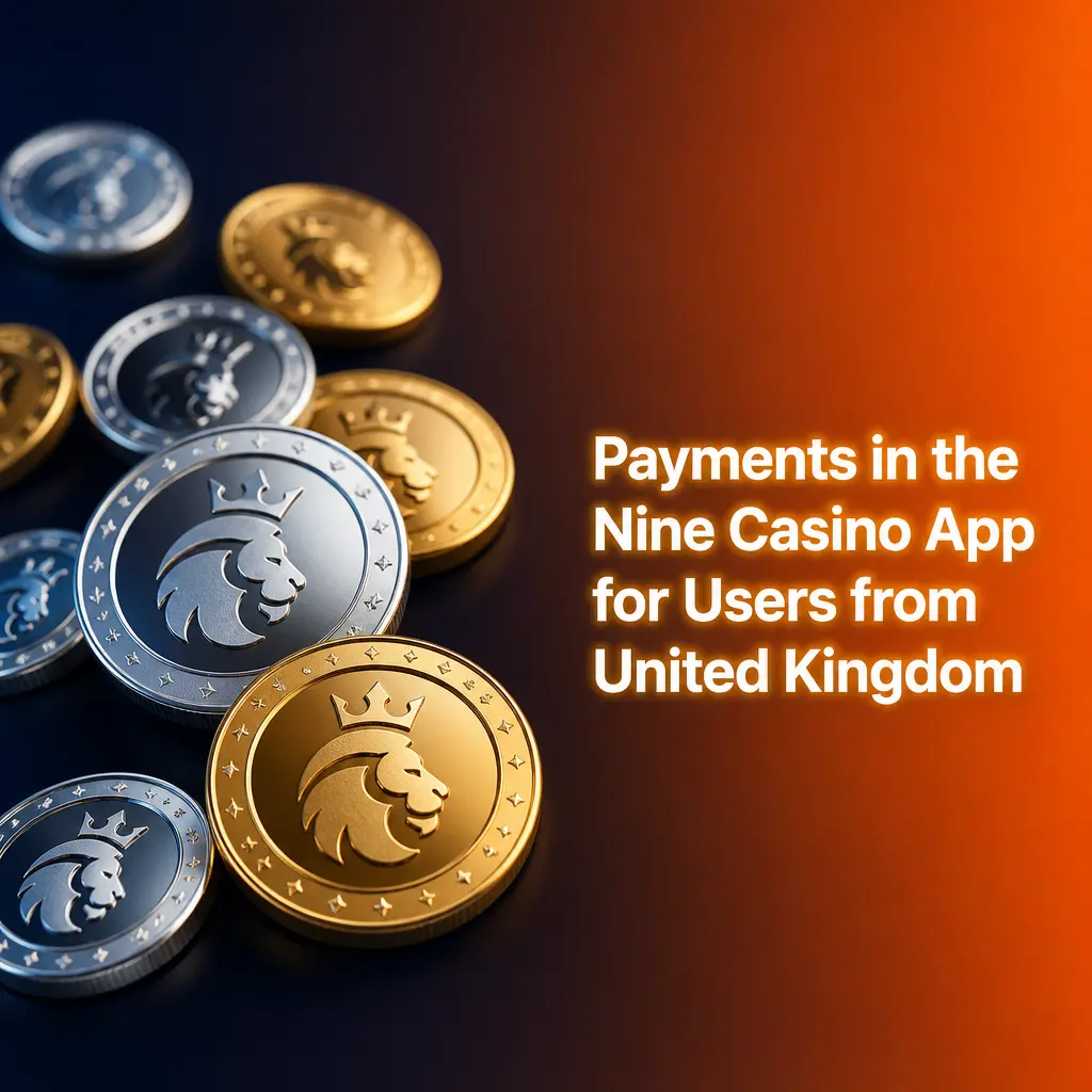 Payment methods available in the Nine Casino app for UK players