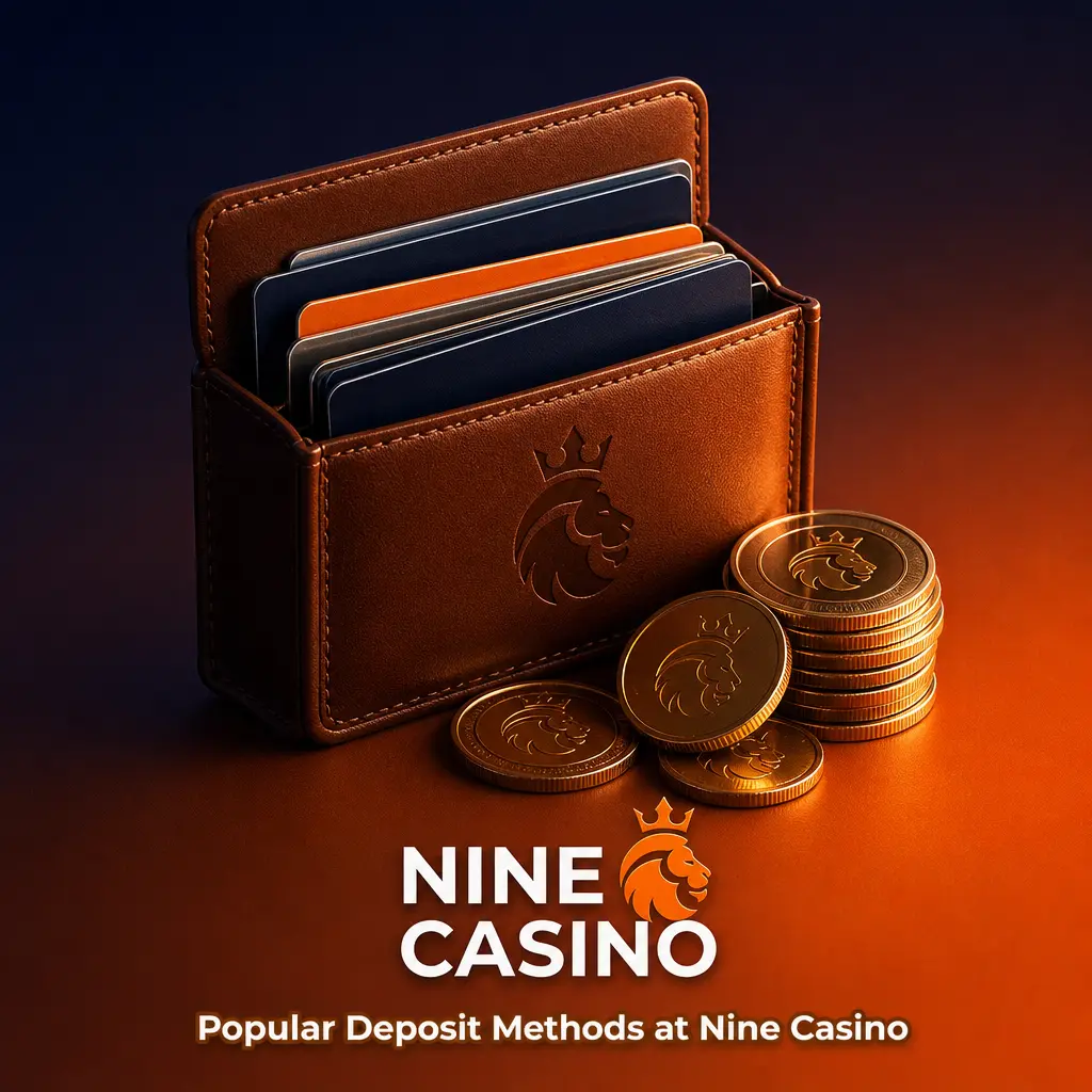 Popular deposit methods at Nine Casino