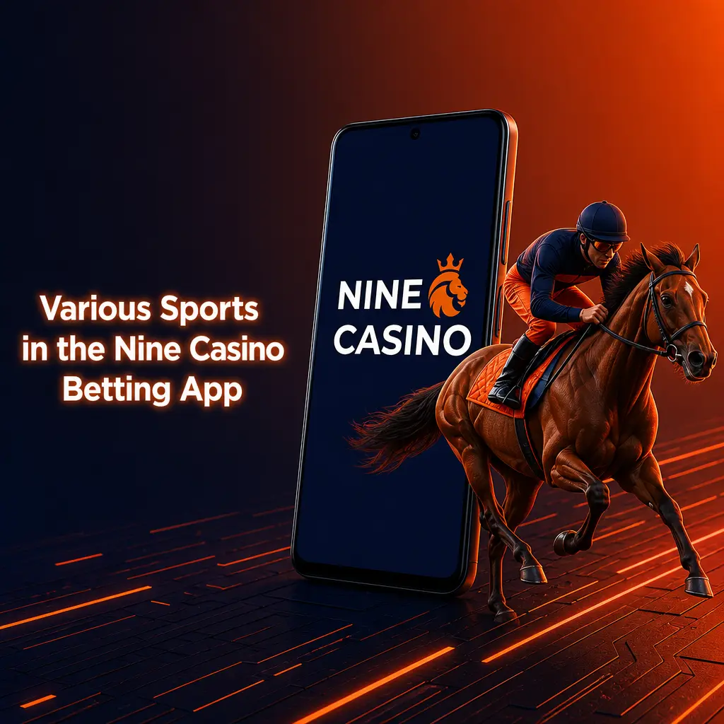 Various sports available in the Nine Casino betting app